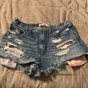 Hollister American high waisted shorts